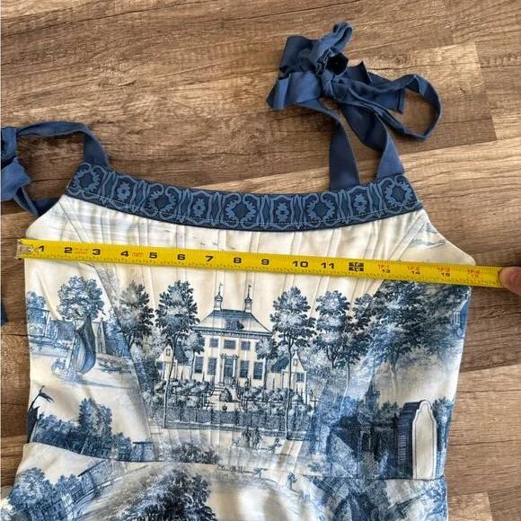 Alice + Olivia Rosalee Bustier Maxi Dress in Chateau 8 - Picture 13 of 14